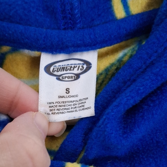 Golden State Warriors Womens Small Fleece Blue Hoodie - Picture 2 of 4